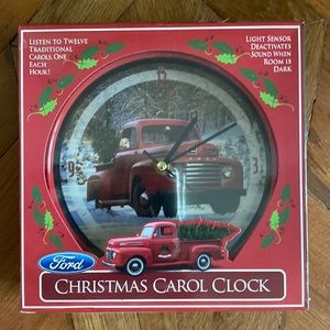 Ford Truck Christmas Clock